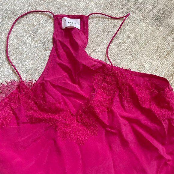 Cami NYC Pink Lace Trim Camisole - Picture 7 of 8